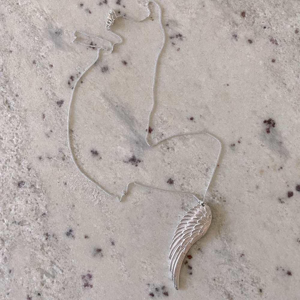 Winged I Love You Necklace